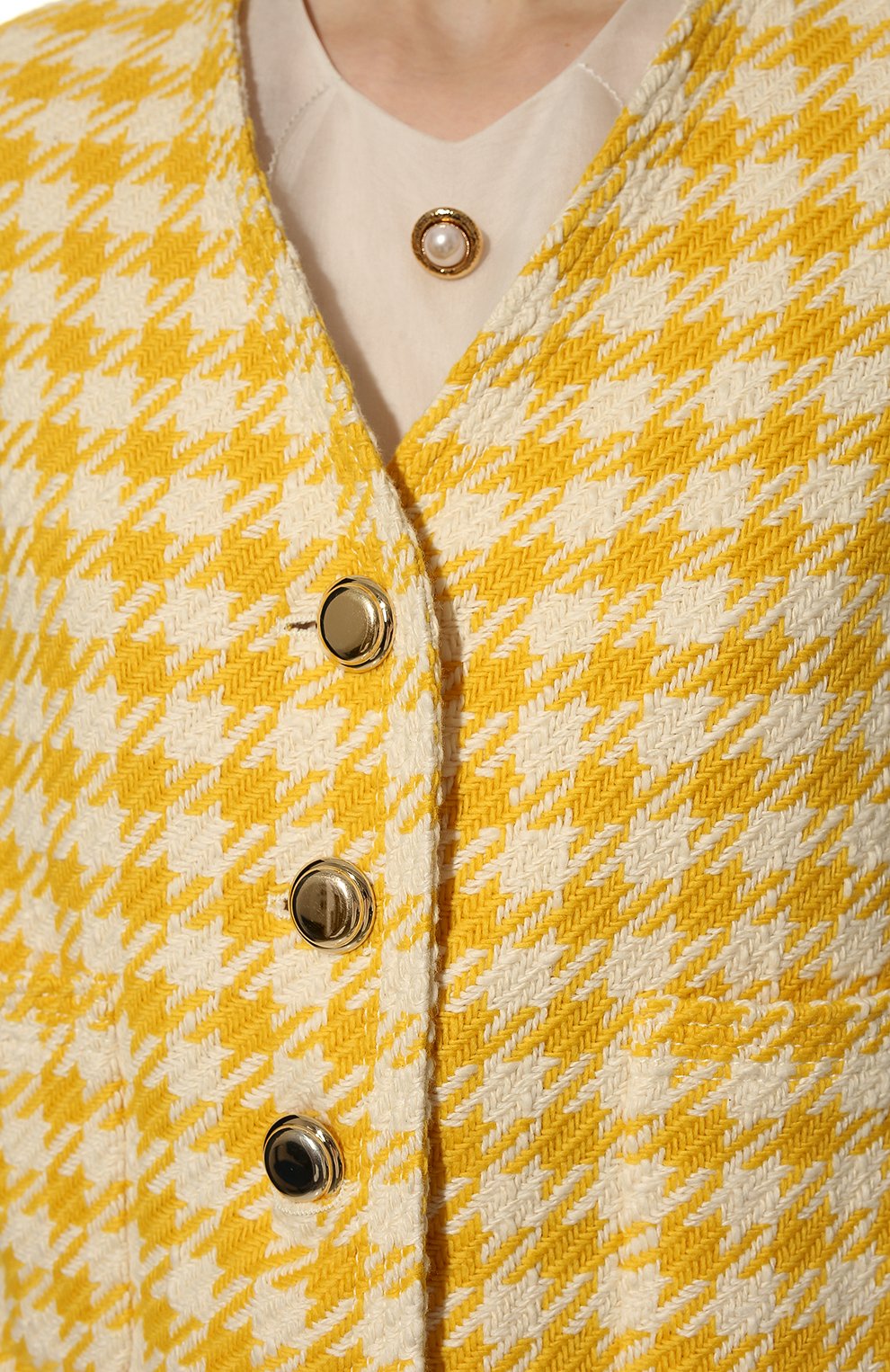 Жакет из шерсти и хлопка MIU MIU, арт. MH1708-GRV-F0010, фото 5