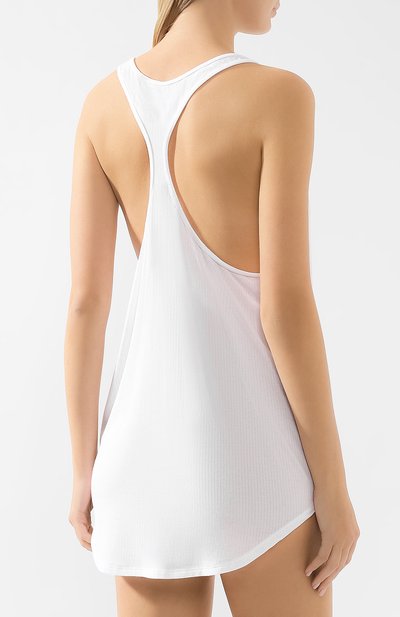 Удлиненный топ CHANTAL THOMASS белого цвета по цене 6340 руб., арт. TJ01_бел, фото 4 Удлиненный топ CHANTAL THOMASS, арт. TJ01_бел, фото 4