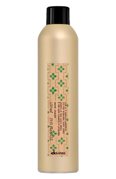 Лак средней фиксации для эластичного глянцевого стайлинга more inside (400ml) DAVINES, арт. 87069