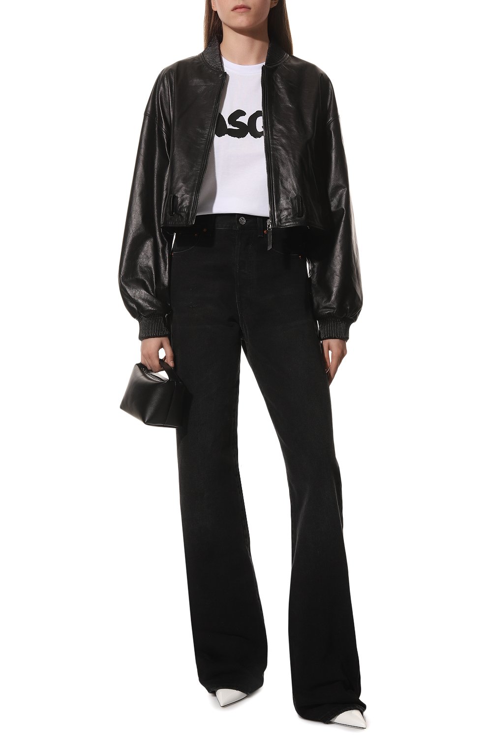 Хлопковая футболка MSGM, арт. 3441MDM203 237002, фото 2