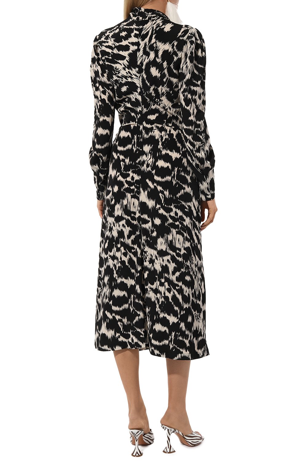 Платье LVIR черно-белого цвета по цене 47900 руб., арт. LV23F-DR01A, фото 4 Платье LVIR, арт. LV23F-DR01A, фото 4