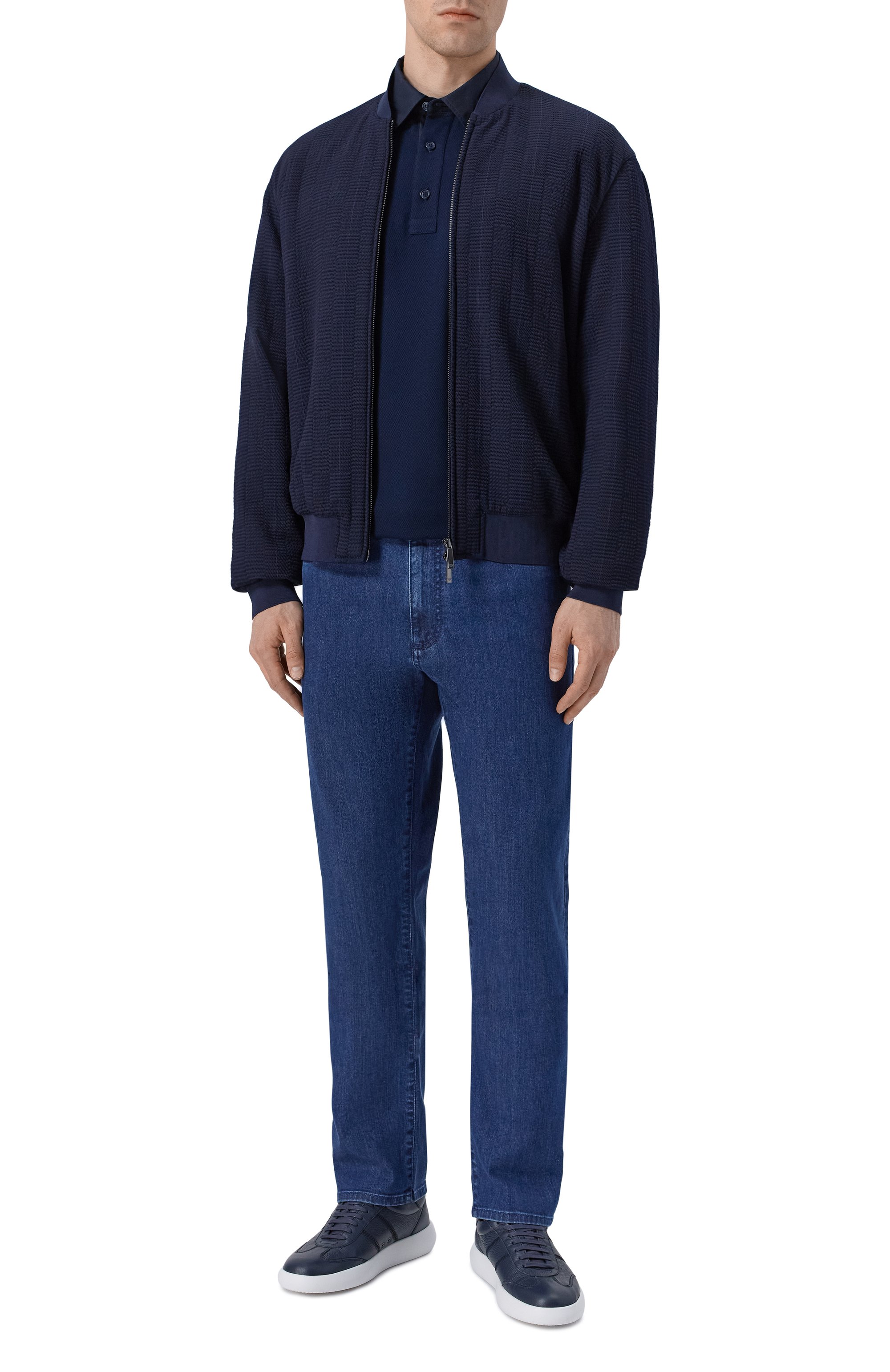 Хлопковое поло BRIONI, арт. UJUP0L/PA627, фото 2