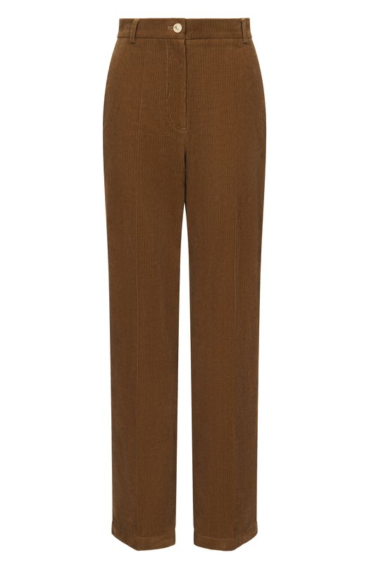 Вельветовые брюки Хохлома х Алена Ахмадуллина WTP2341 Коричневый WTP2341