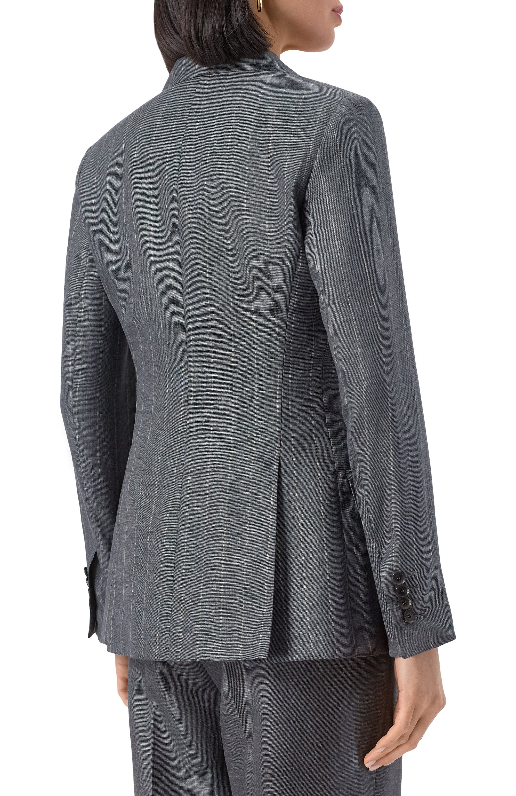 Жакет изо льна и шерсти KITON, арт. D46523K0603E08, фото 4