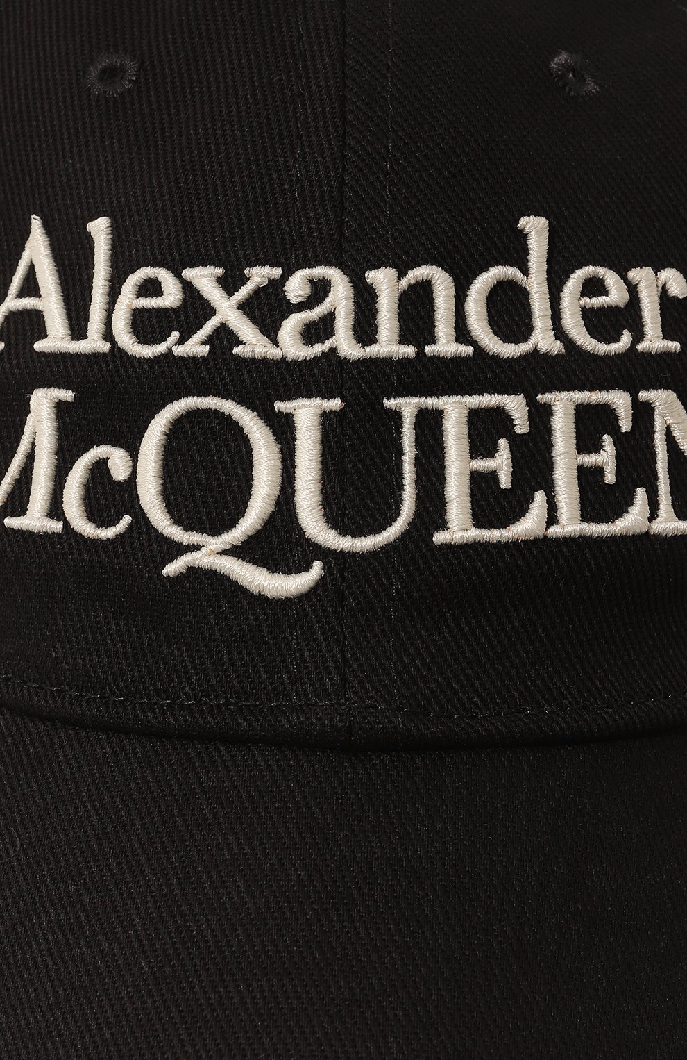 Хлопковая бейсболка ALEXANDER MCQUEEN, арт. 688658/4105Q1078, фото 4