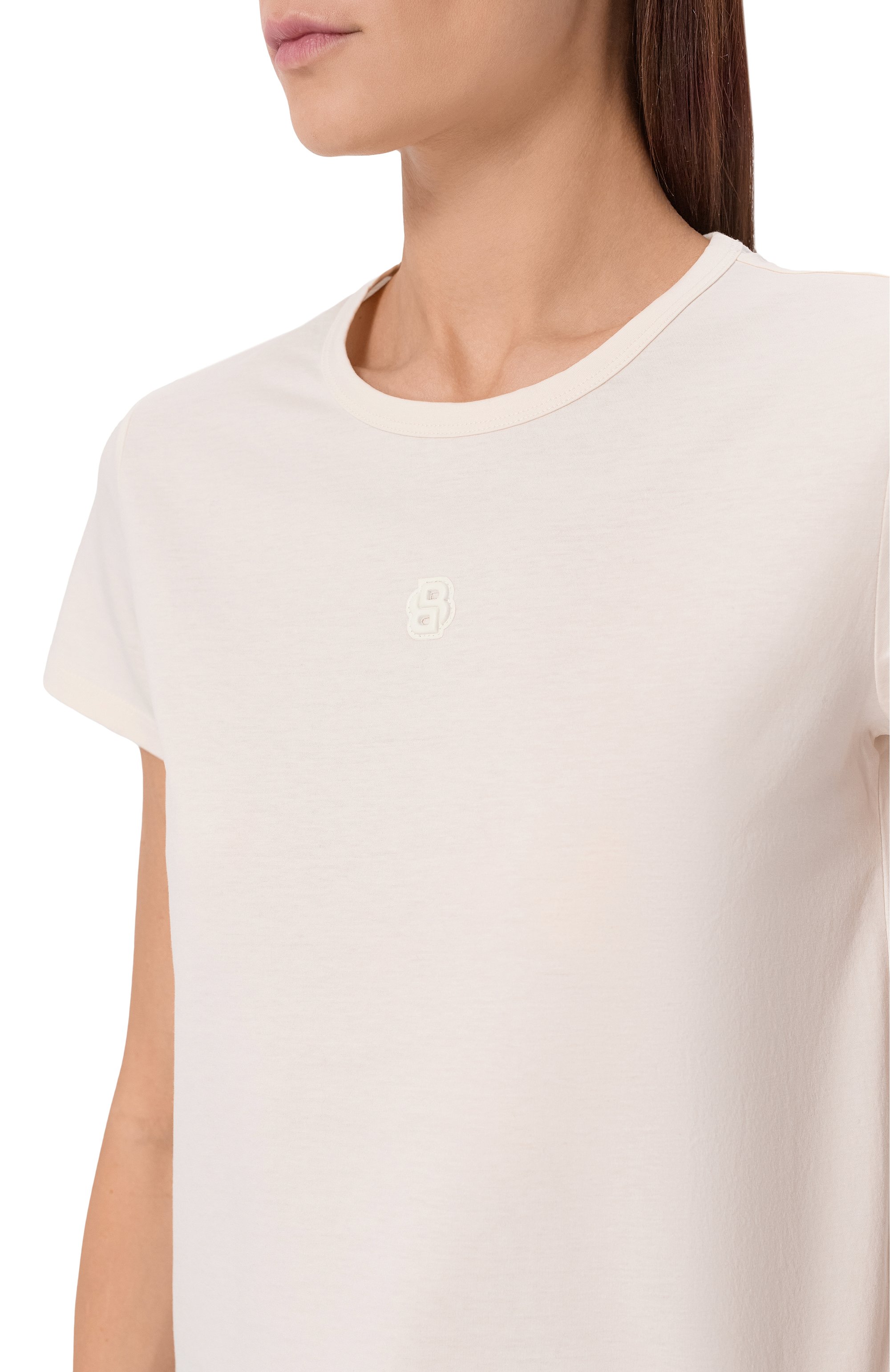 Хлопковая футболка BOSS, арт. 50563282, фото 5