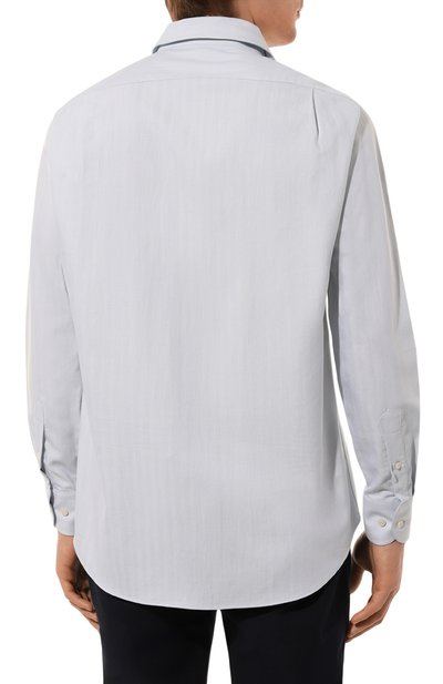 Рубашка из шелка и хлопка PAUL&SHARK, арт. 14313060CF, фото 4