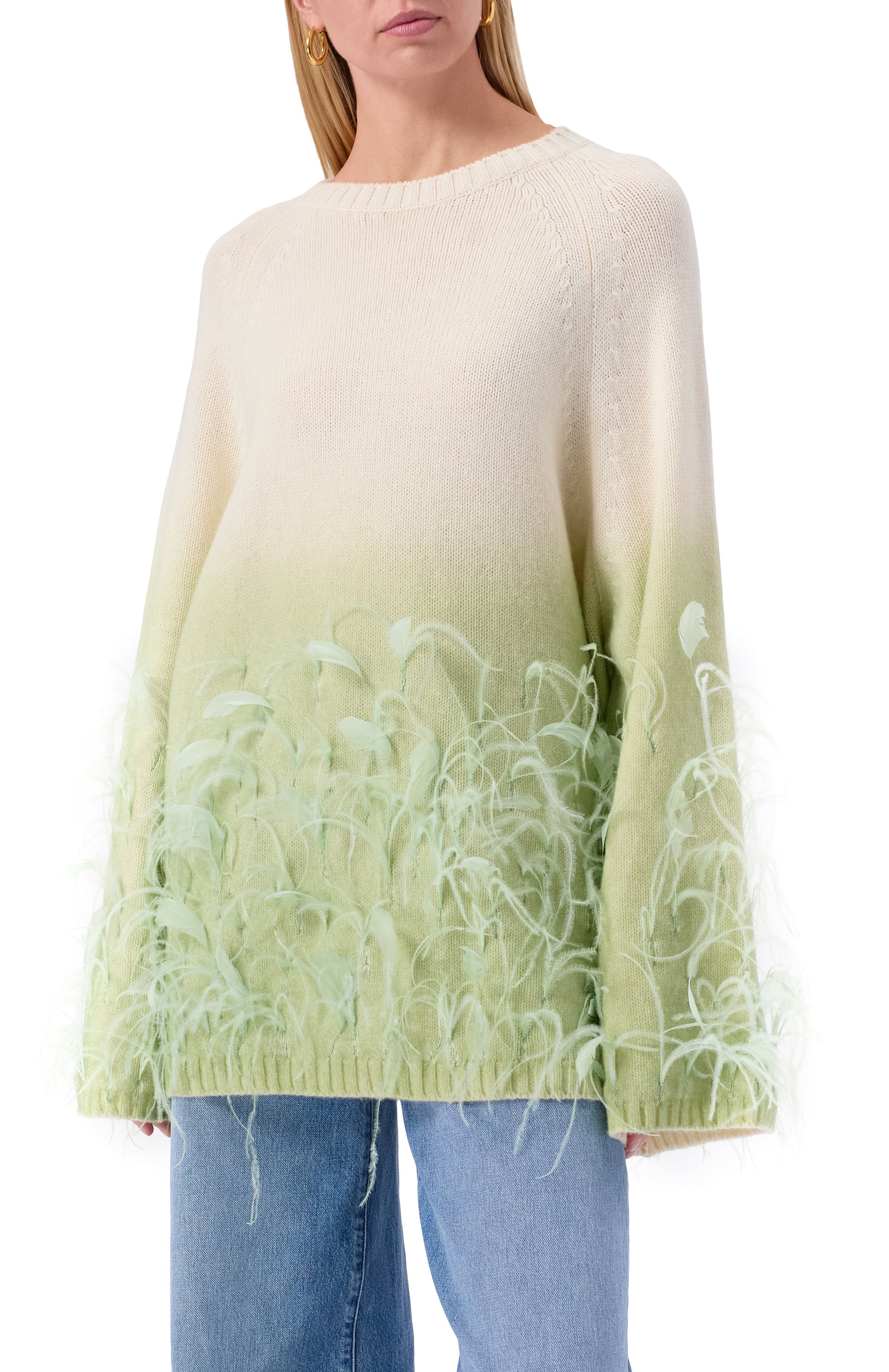 Свитер из шерсти и кашемира ELIE SAAB, арт. T0100, фото 3