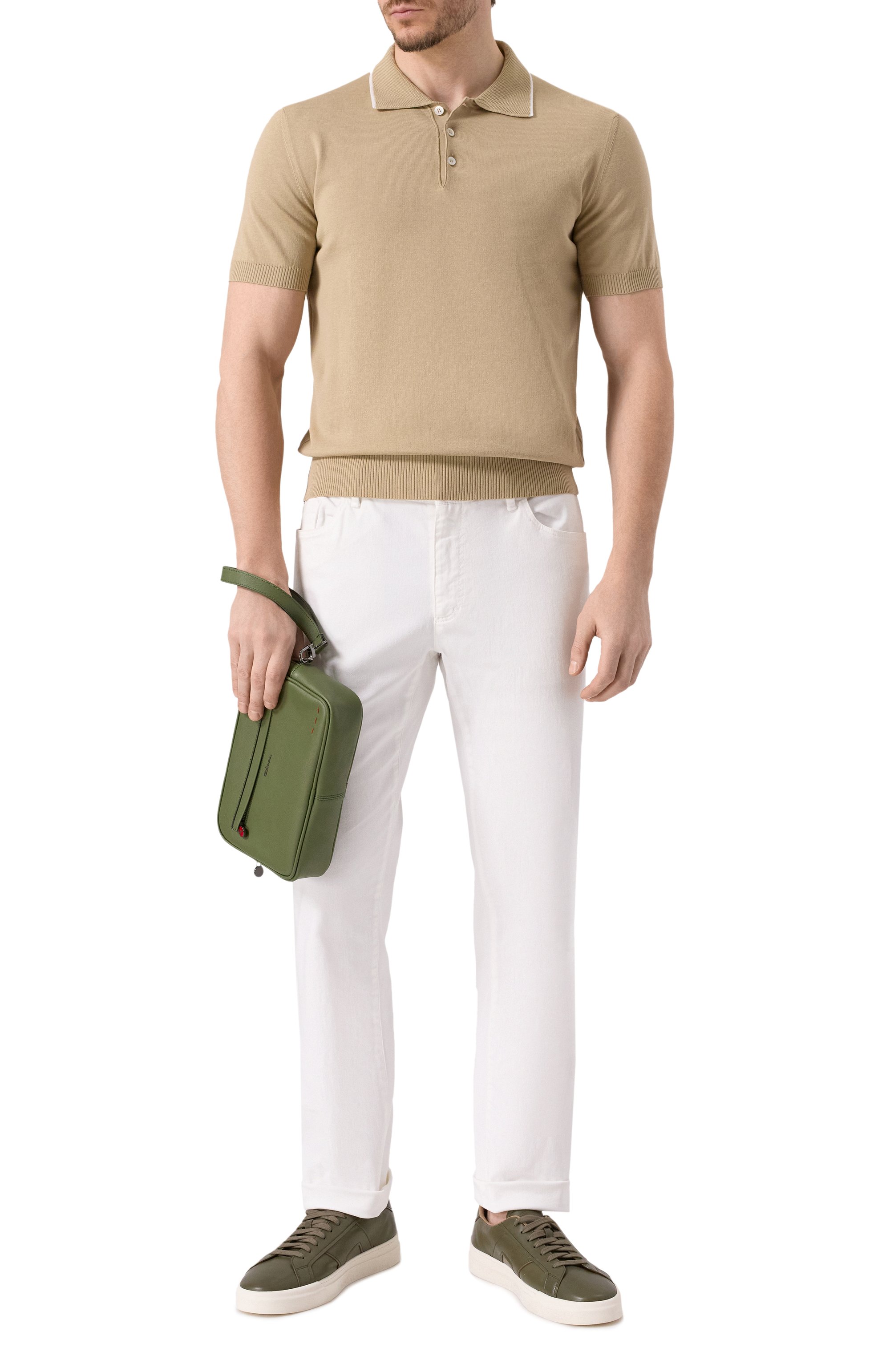 Хлопковое поло CANALI, арт. C1053/MK02261, фото 2