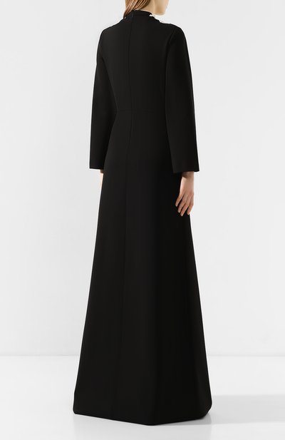 Платье-макси GUCCI черного цвета по цене 424500 руб., арт. 605062/XJB8S, фото 4 Платье-макси GUCCI, арт. 605062/XJB8S, фото 4