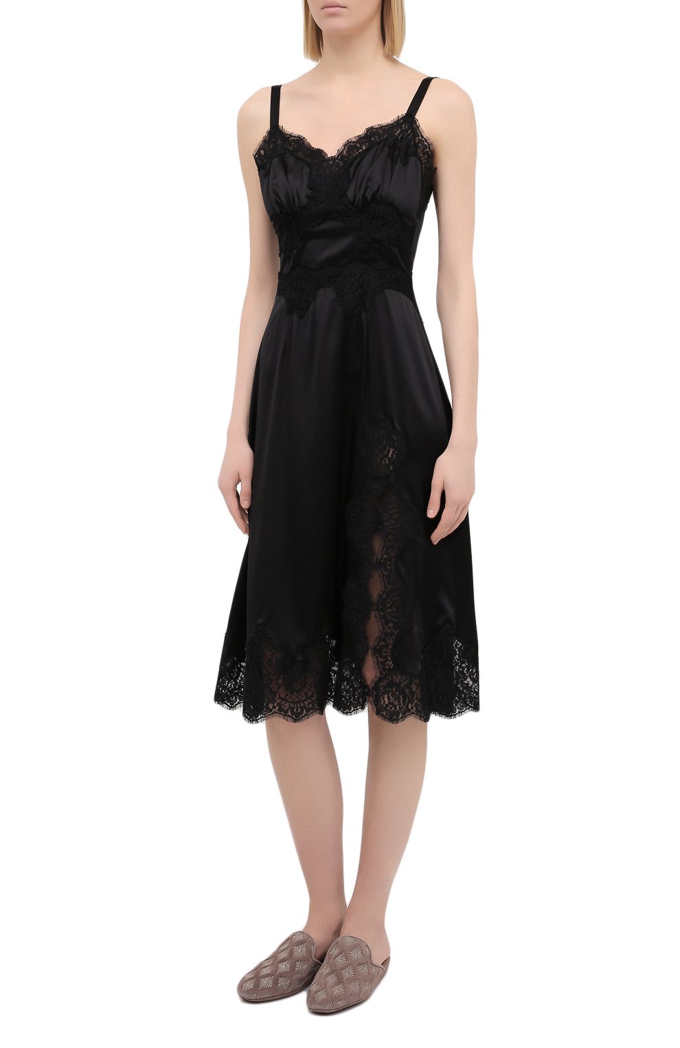 Сорочка из хлопка и шелка DOLCE & GABBANA, арт. 06A86T/FUAD8, фото 3