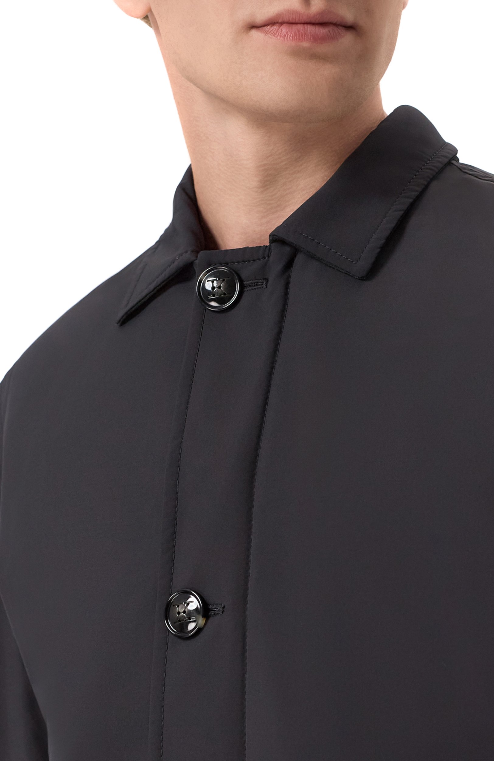 Пальто с подкладкой из овчины KITON, арт. UW1932AV0403F14, фото 5