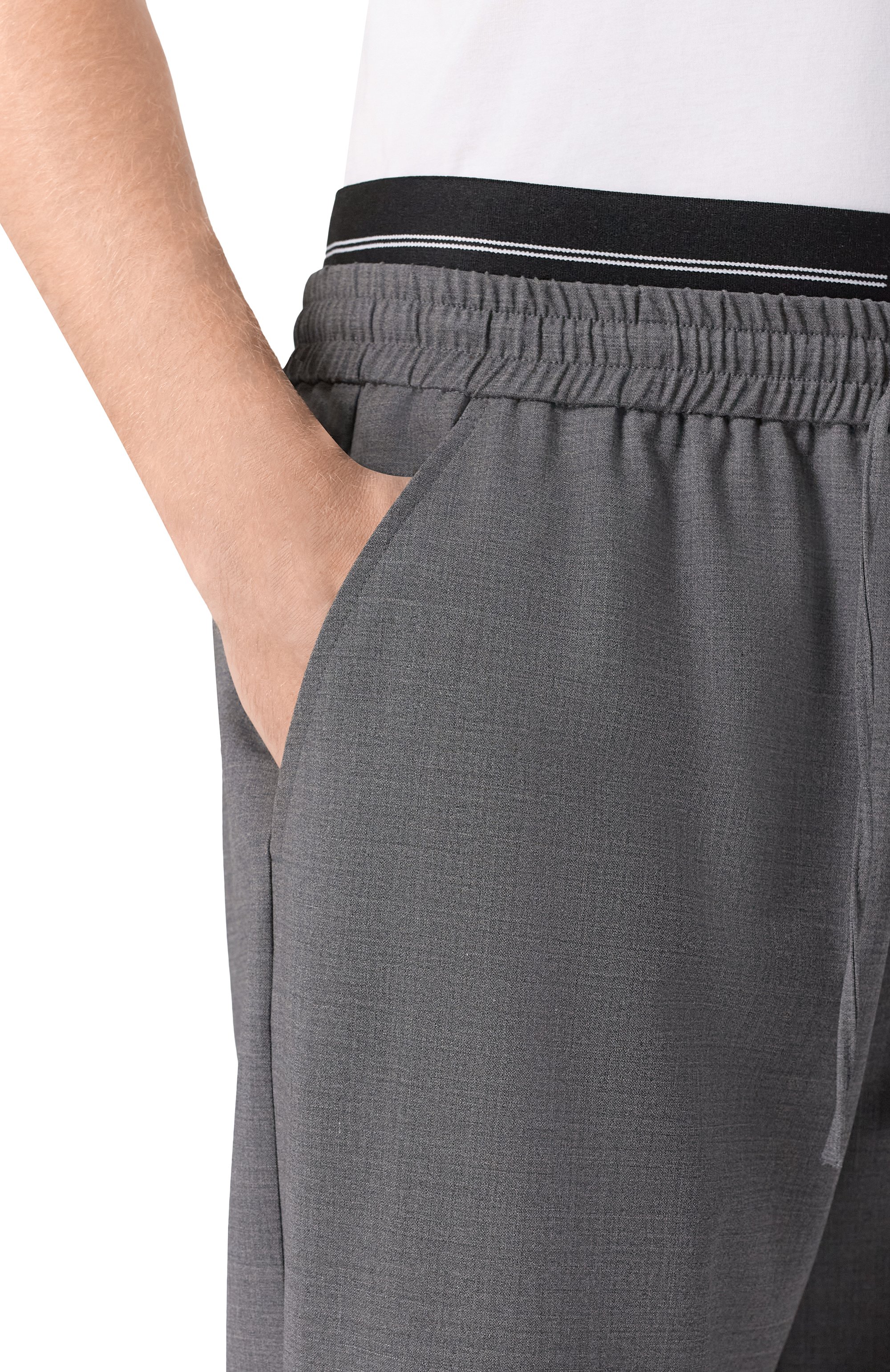 Шерстяные брюки MSGM, арт. 4040MP13/267100, фото 5