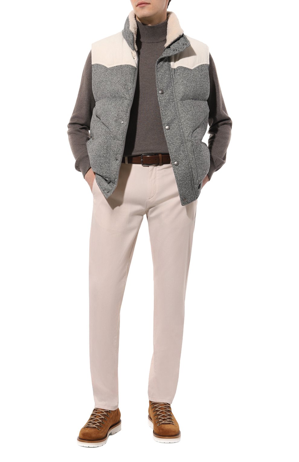 Брюки из лиоцелла и хлопка CANALI, арт. V1659/AV04338, фото 2