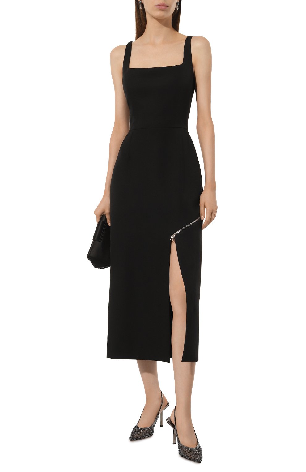 Шерстяное платье ALEXANDER MCQUEEN, арт. 757633/QJAAC, фото 2