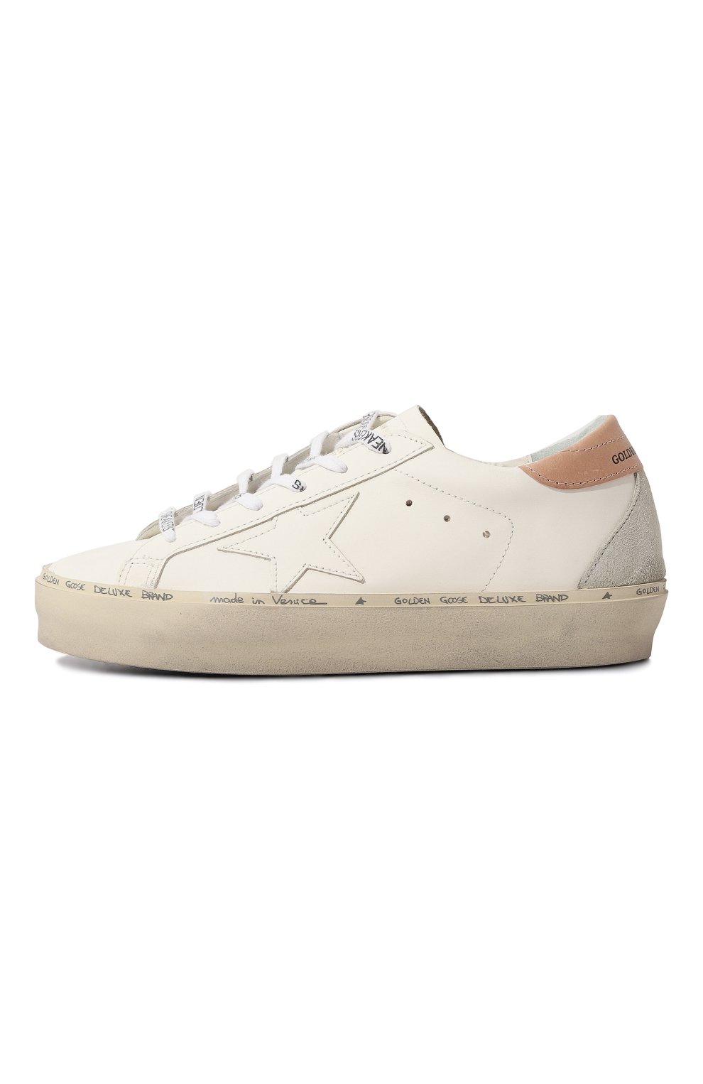 Кожаные кеды hi star GOLDEN GOOSE DELUXE BRAND, арт. GWF00119/F002439, фото 4