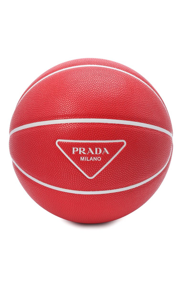 Женского мяч PRADA красного цвета, арт. 2XD007-2DTK-F0011 | Фото 3 (Материал: Натуральная кожа; Нос: Не проставлено; Региональные ограничения белый список (Axapta Mercury): Не проставлено)