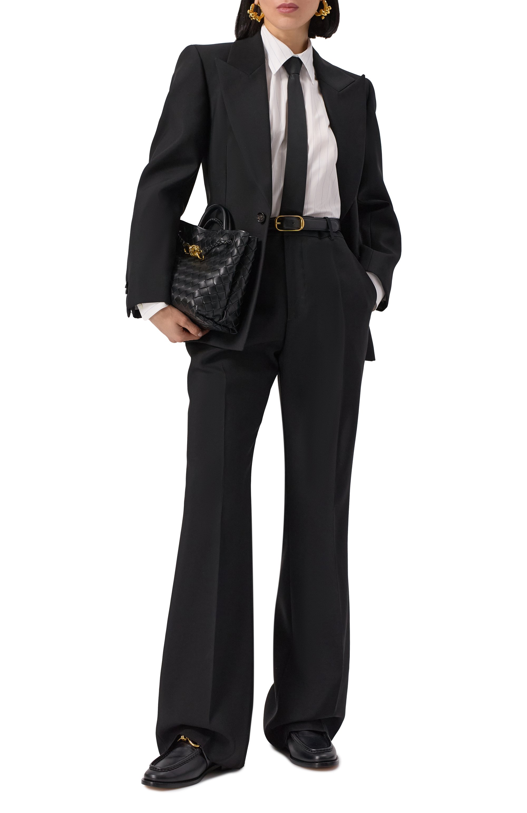 Шерстяные брюки BOTTEGA VENETA, арт. 820099/V0B30, фото 2