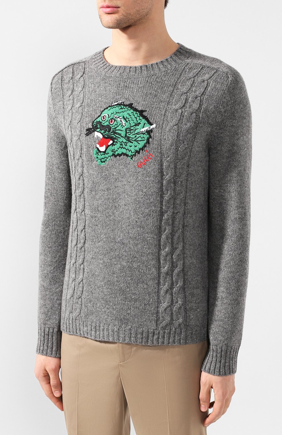 Джемпер из смеси шерсти и кашемира GUCCI, арт. 545682/XKAEJ, фото 3