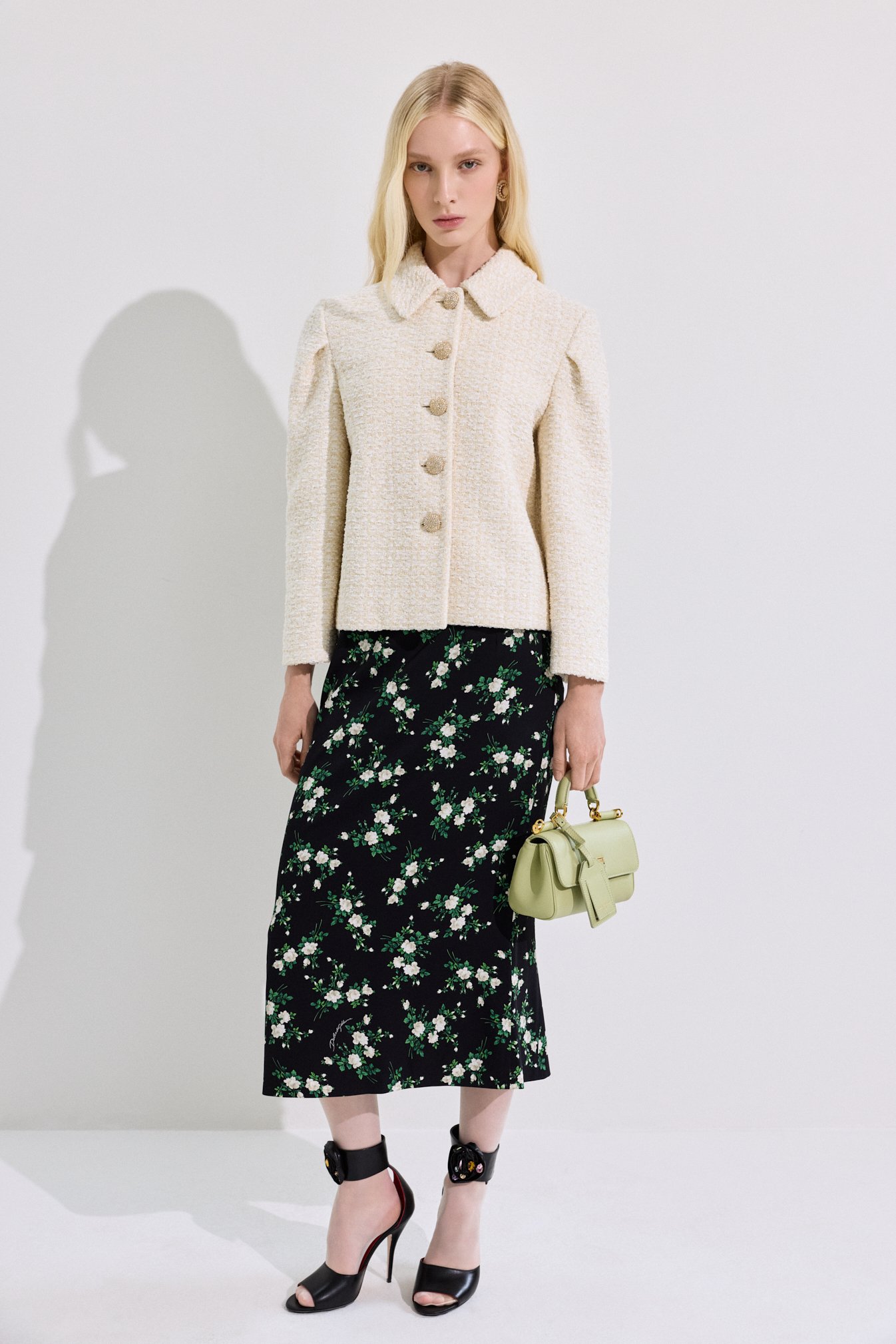 Твидовый жакет MVST, арт. M26.2PW.J005/F108 IV0RY B0UCLE, фото 6