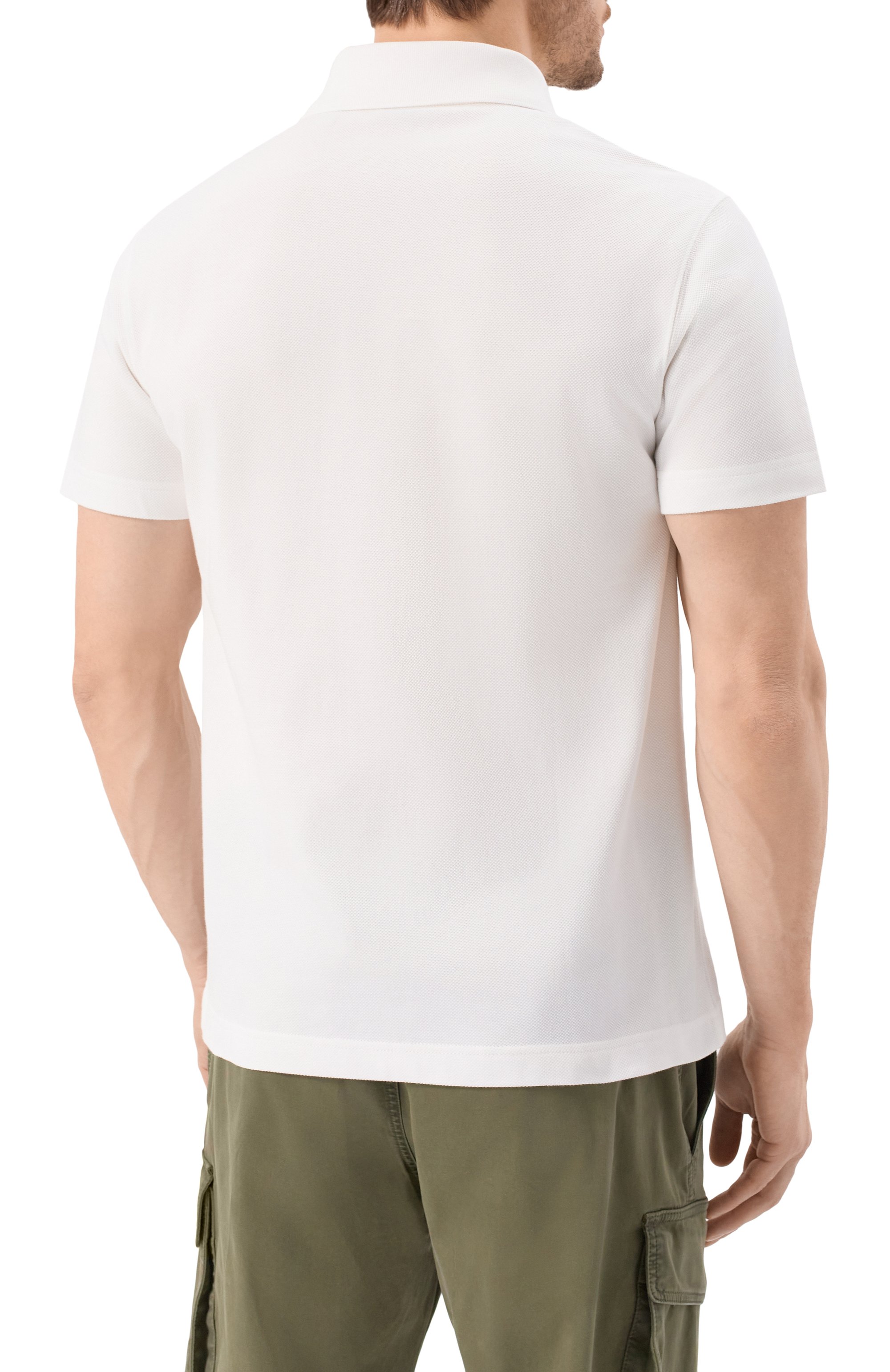 Хлопковое поло BURBERRY, арт. 8104858, фото 4