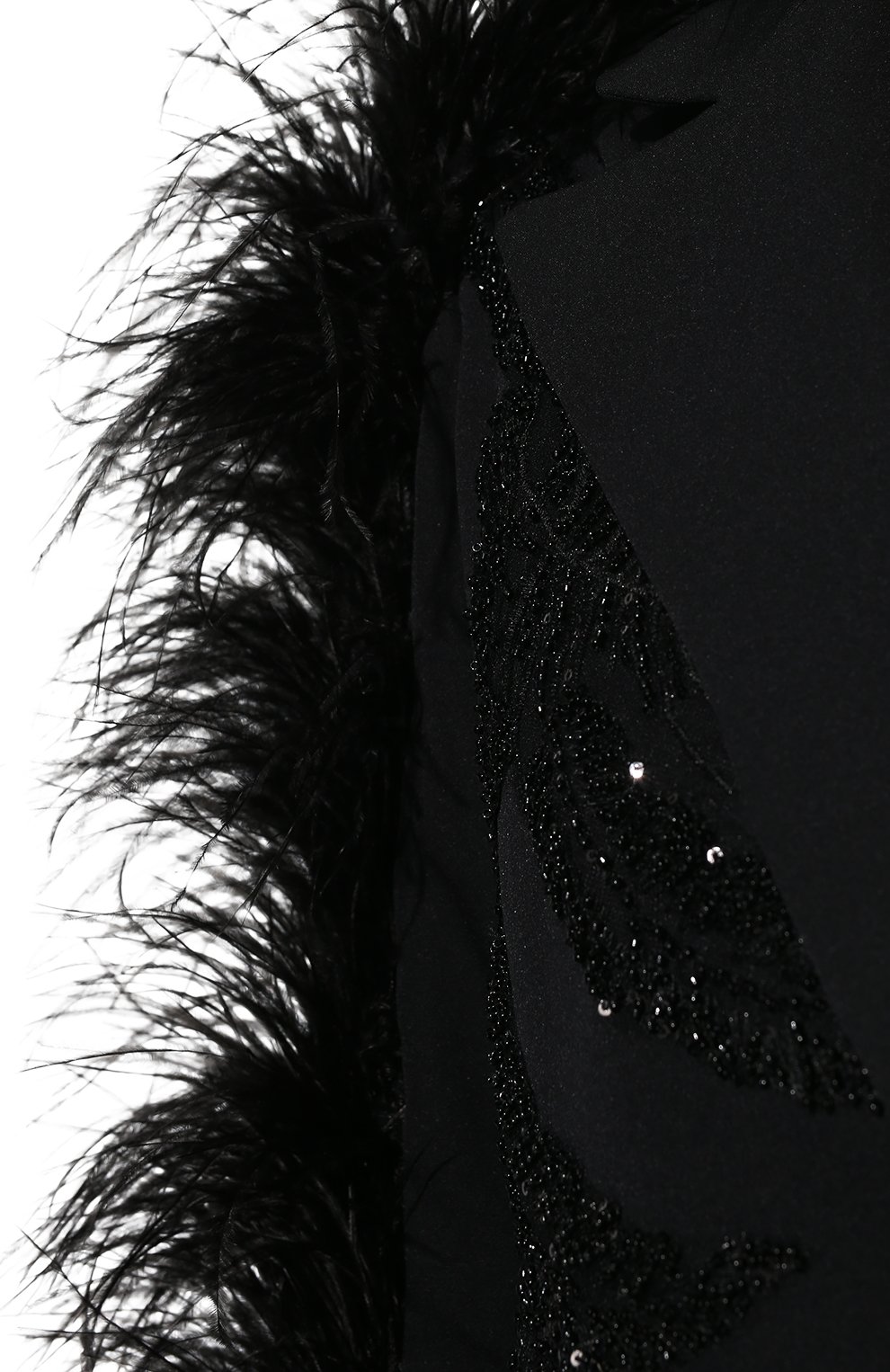 Жакет с отделкой перьями LOULOU, арт. 1103, фото 5