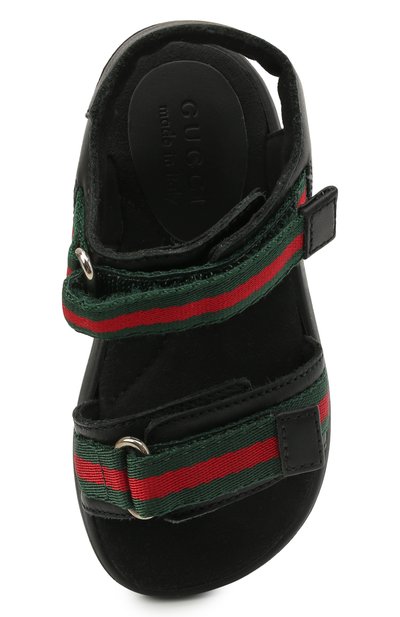 Кожаные сандалии GUCCI, арт. 257759/BLN10, фото 4