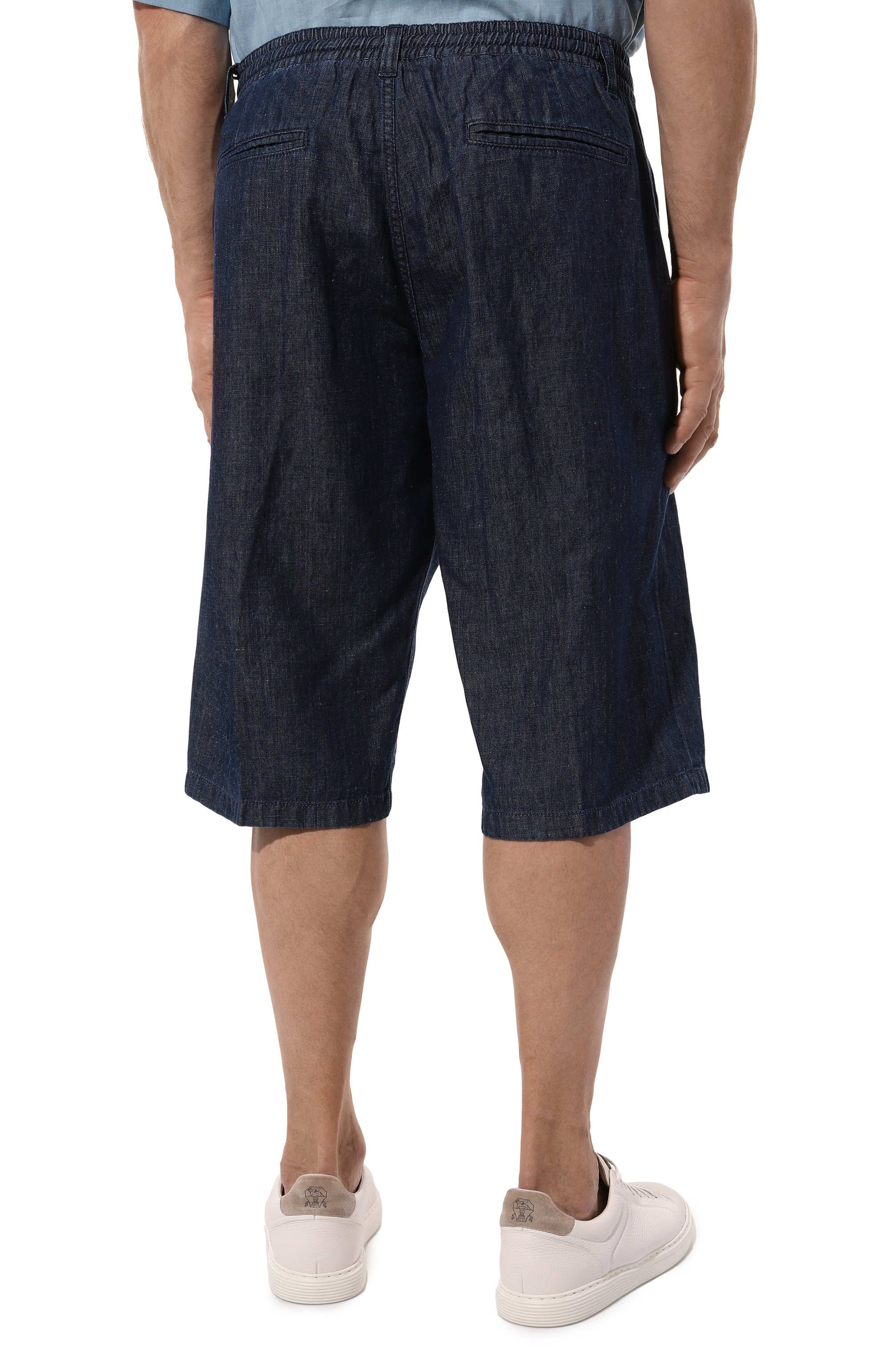 Шорты из хлопка и льна STEFANO RICCI, арт. MFT4102120/T205BL, фото 4