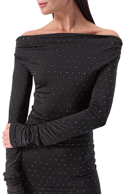 Топ с отделкой стразами The Andamane TM180708A/TJP185 Чёрный  TM180708A/TJP185 Фото 5