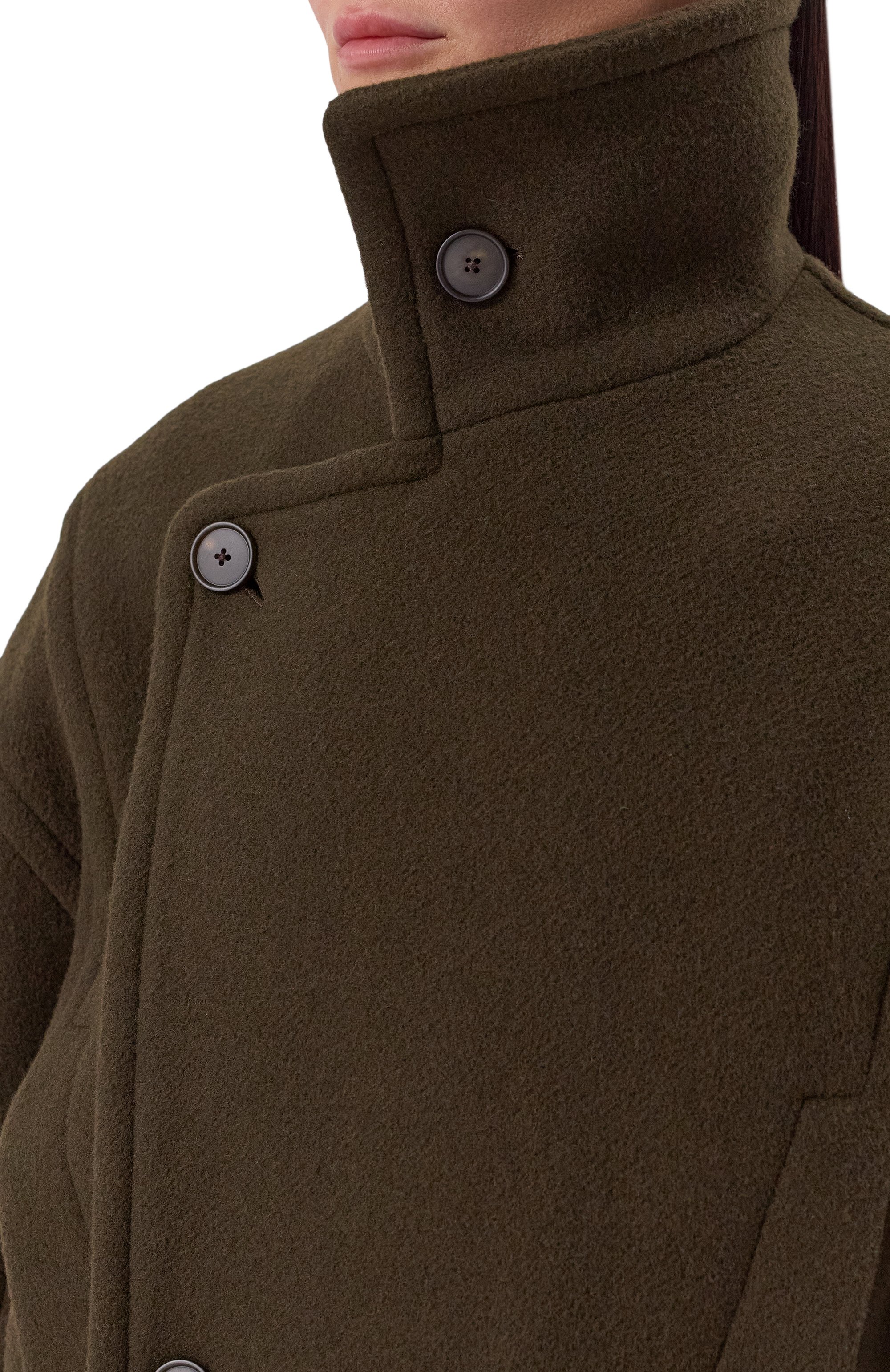 Шерстяное полупальто PETAR PETROV, арт. F25TM3/W00L, фото 5