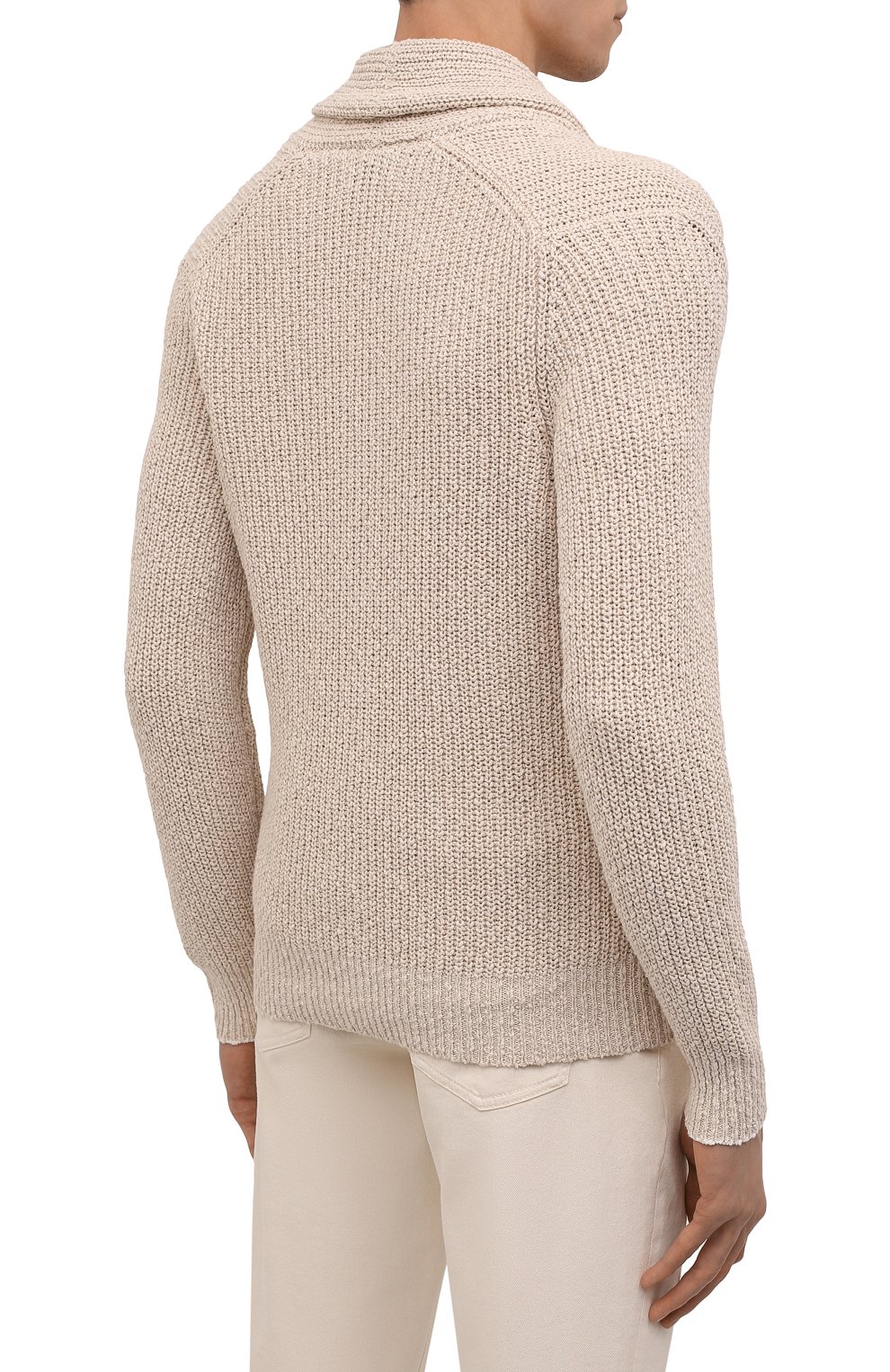 Кардиган из хлопка и льна BRUNELLO CUCINELLI, арт. M2Y501816, фото 4