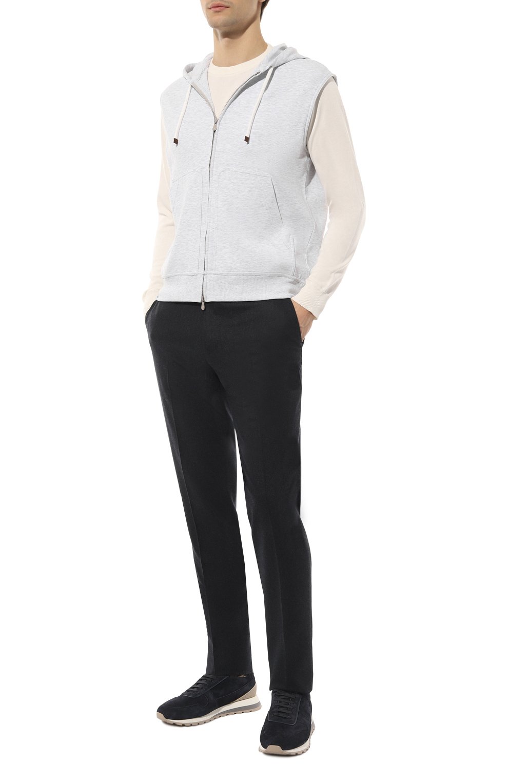 Хлопковый жилет BRUNELLO CUCINELLI, арт. M0T35B2281, фото 2