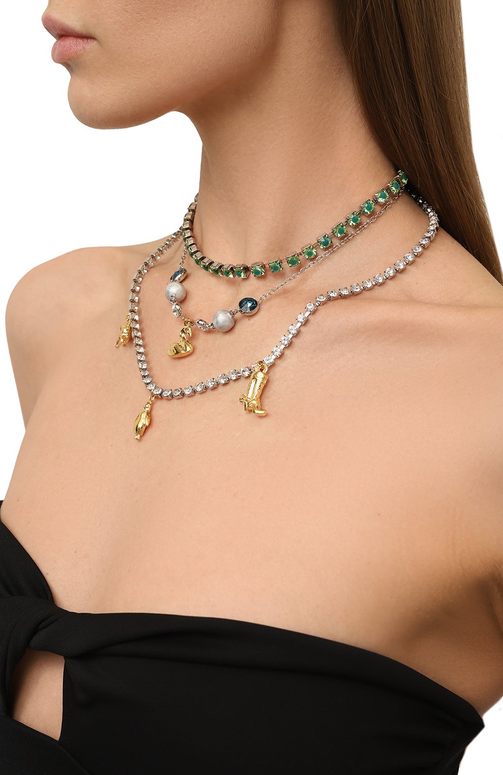 Колье MARNI разноцветного цвета по цене 59950 руб., арт. C0MV0441A0 S2000, фото 2 Колье MARNI, арт. C0MV0441A0 S2000, фото 2