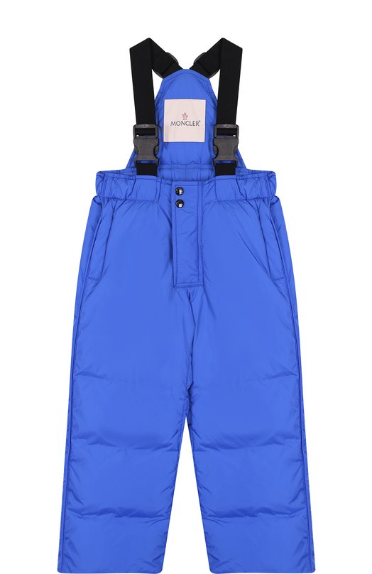 

Пуховый комбинезон на подтяжках Moncler Enfant, Синий