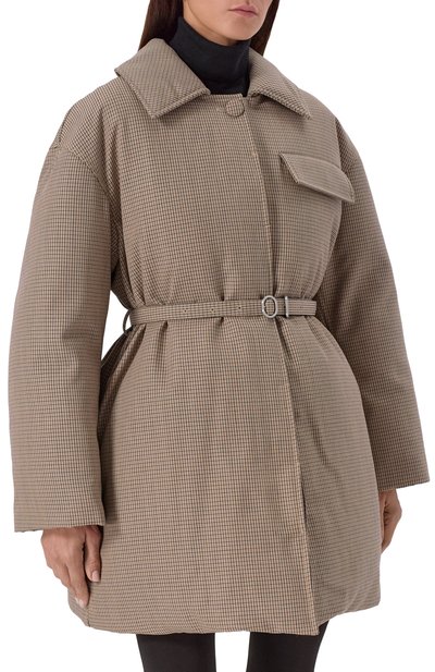 Пуховик JIL SANDER бежевого цвета по цене 351500 руб., арт. J02AF0120-J40188, фото 3 Пуховик JIL SANDER, арт. J02AF0120-J40188, фото 3