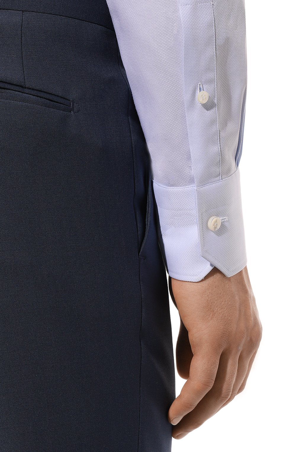 Хлопковая сорочка ZEGNA, арт. 701033A7/9MS0JI, фото 6