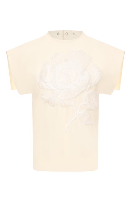 Женский топ из вискозы и шелка JIL SANDER, арт. J03NC0305/J65005