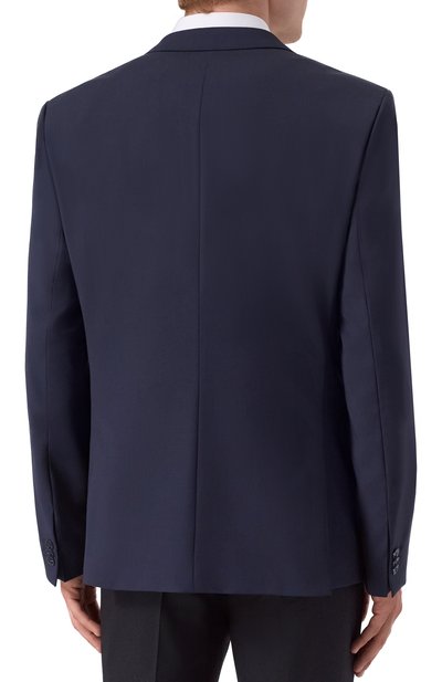 Шерстяной пиджак HUGO темно-синего цвета по цене 49950 руб., арт. 50546616, фото 5 Шерстяной пиджак HUGO, арт. 50546616, фото 5