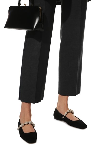 Замшевые балетки ade JIMMY CHOO, арт. ADE FLAT/SZR, фото 3