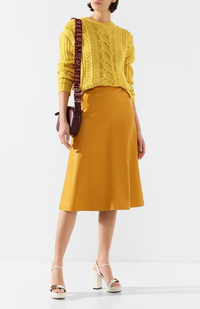 Шерстяной свитер STELLA MCCARTNEY желтого цвета по цене 58450 руб., арт. 592497/S2125, фото 2 Шерстяной свитер STELLA MCCARTNEY, арт. 592497/S2125, фото 2
