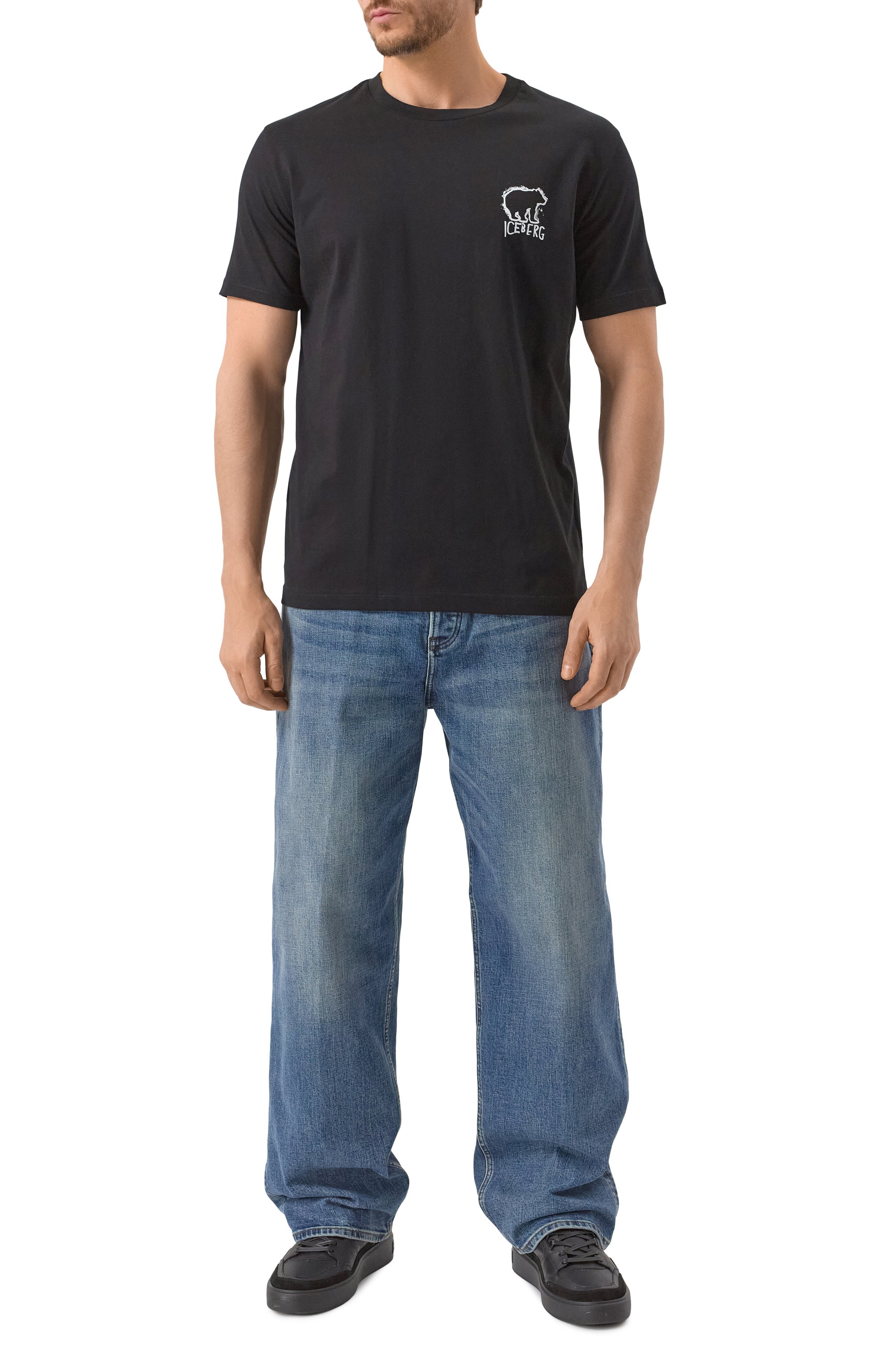 Хлопковая футболка ICEBERG, арт. F017/6306, фото 2