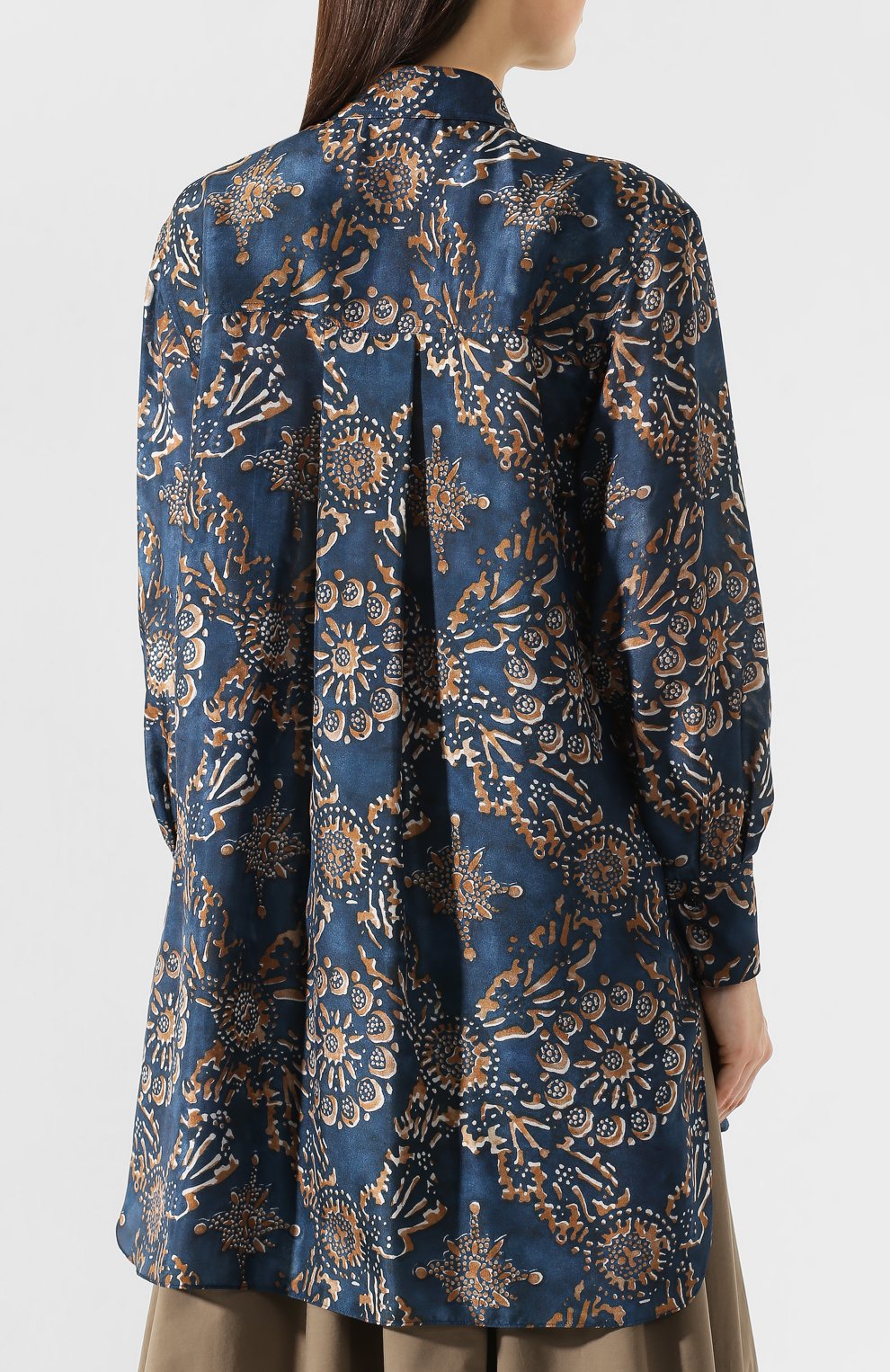 Шелковая блузка BRUNELLO CUCINELLI, арт. MH973NX706, фото 4