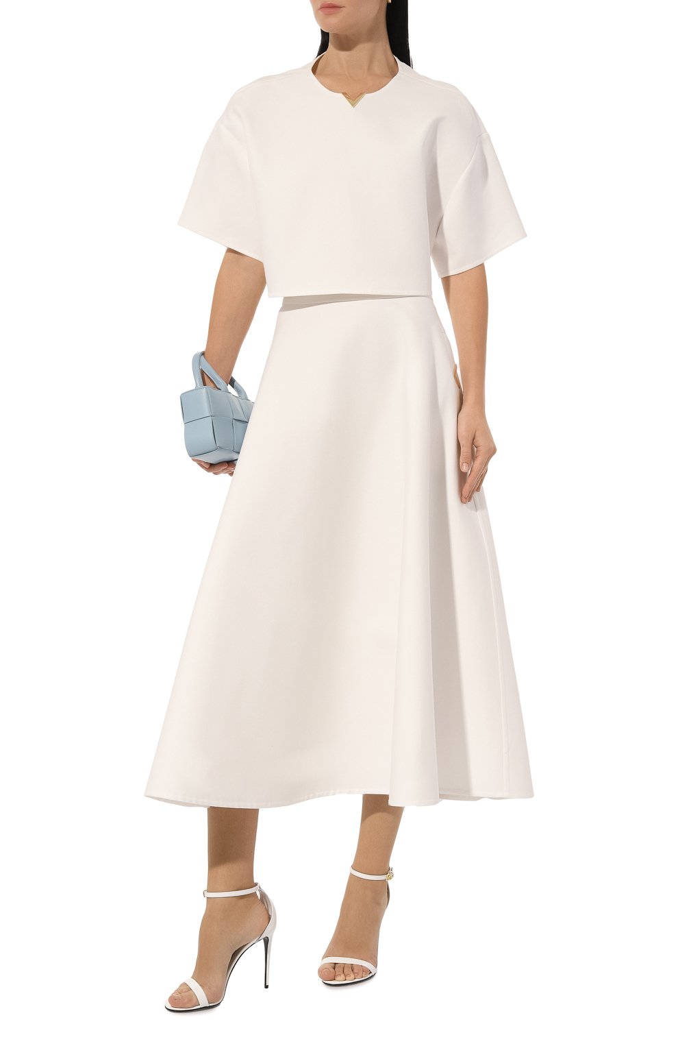 Хлопковый топ VALENTINO, арт. 5B3AE9J075Y, фото 2