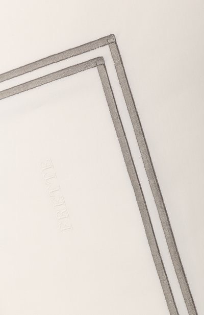 Пододеяльник hotel classic FRETTE серого цвета по цене 32650 руб., арт. FA7017 E3600 200A, фото 2 Пододеяльник hotel classic FRETTE, арт. FA7017 E3600 200A, фото 2