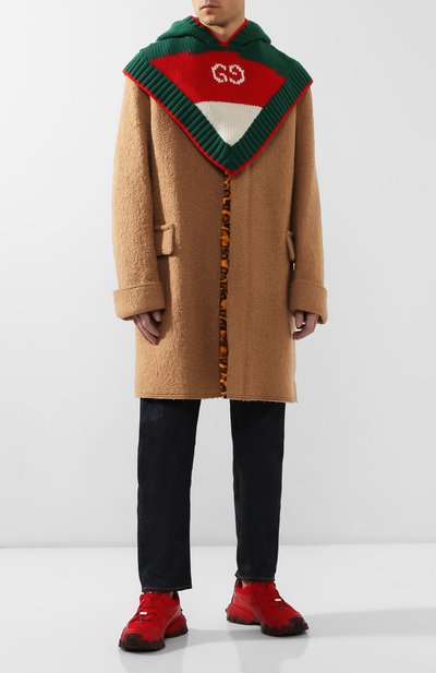 Шерстяная накидка GUCCI, арт. 597635/4G206, фото 2