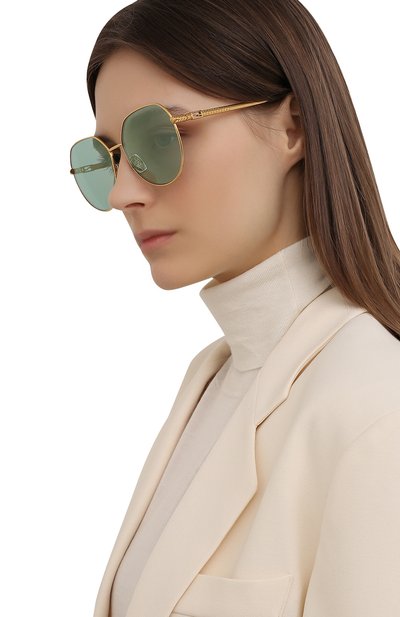 Солнцезащитные очки FENDI бирюзового цвета по цене 38600 руб., арт. 0451/F 001 07, фото 2 Солнцезащитные очки FENDI, арт. 0451/F 001 07, фото 2