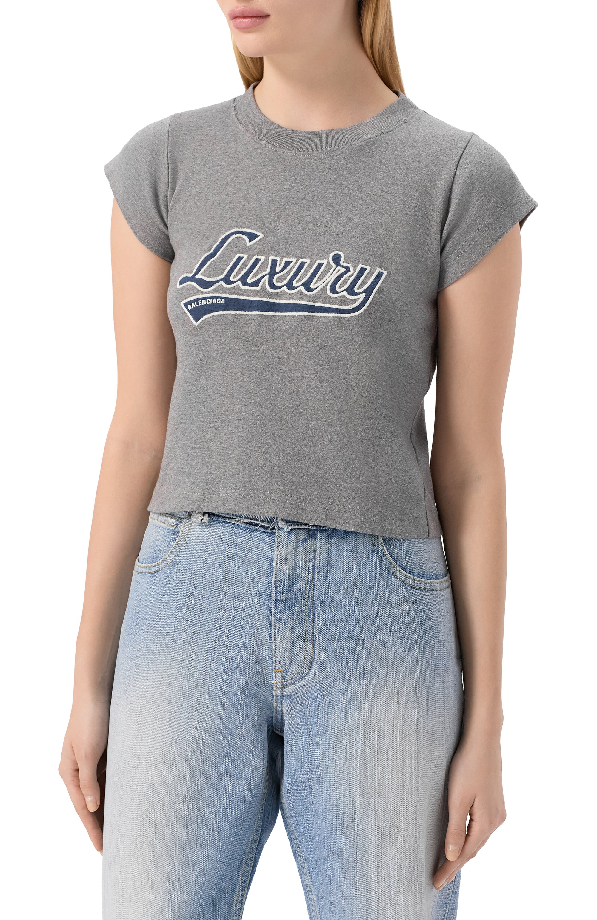 Хлопковая футболка BALENCIAGA, арт. 807341/TTVB8, фото 3