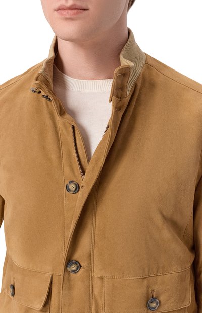 Замшевый бомбер ANDREA CAMPAGNA, арт. 232625/AC/00418I, фото 5