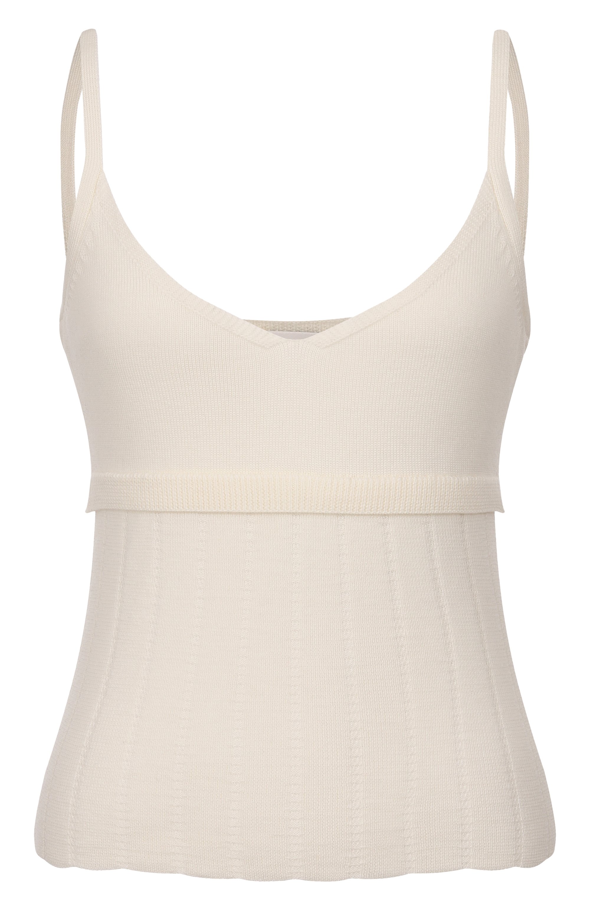 Шерстяной топ YUZEFI, арт. N0LA-TUCK STITCH STRAPPY T0P/KNIT, фото 1