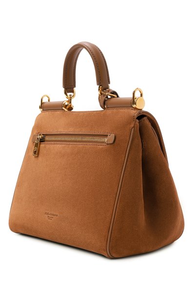 Сумка my sicily DOLCE & GABBANA светло-коричневого цвета по цене 275000 руб., арт. BB7781/B0903, фото 4 Сумка my sicily DOLCE & GABBANA, арт. BB7781/B0903, фото 4